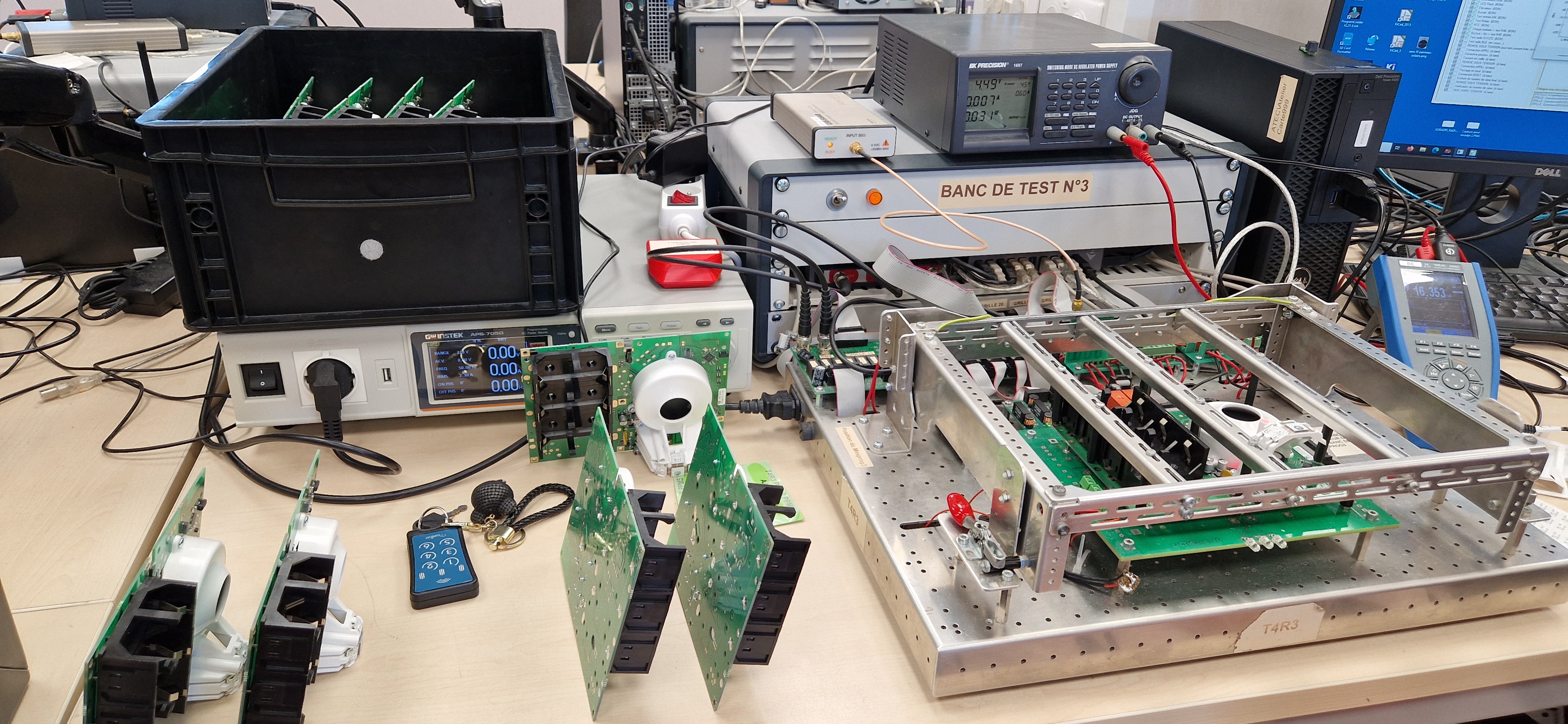 Banc de test - Fabrication française des cartes électroniques